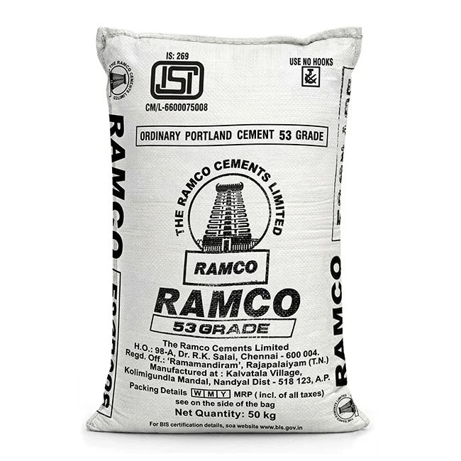 Ramco OPC 53 Grade 50kg bag price Bangalore