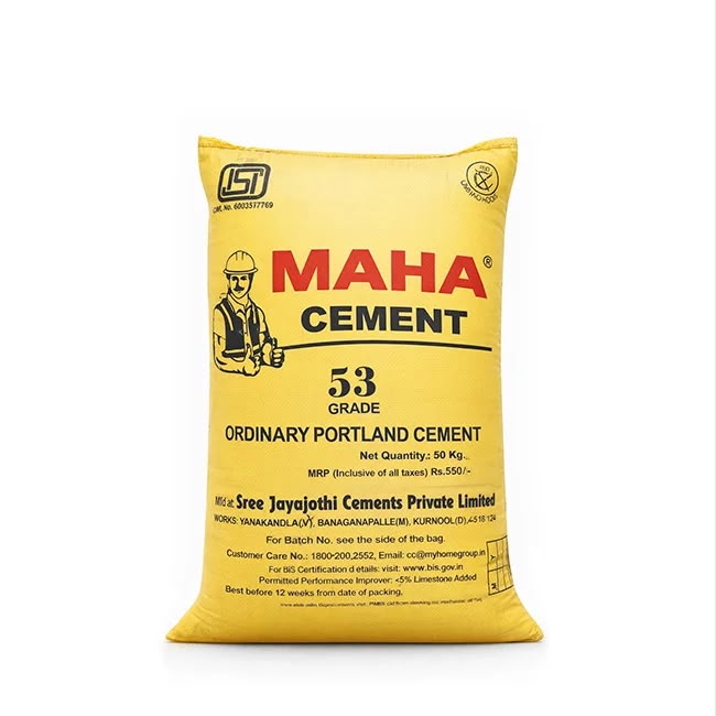 Maha Cement OPC 53 Grade 50 kg